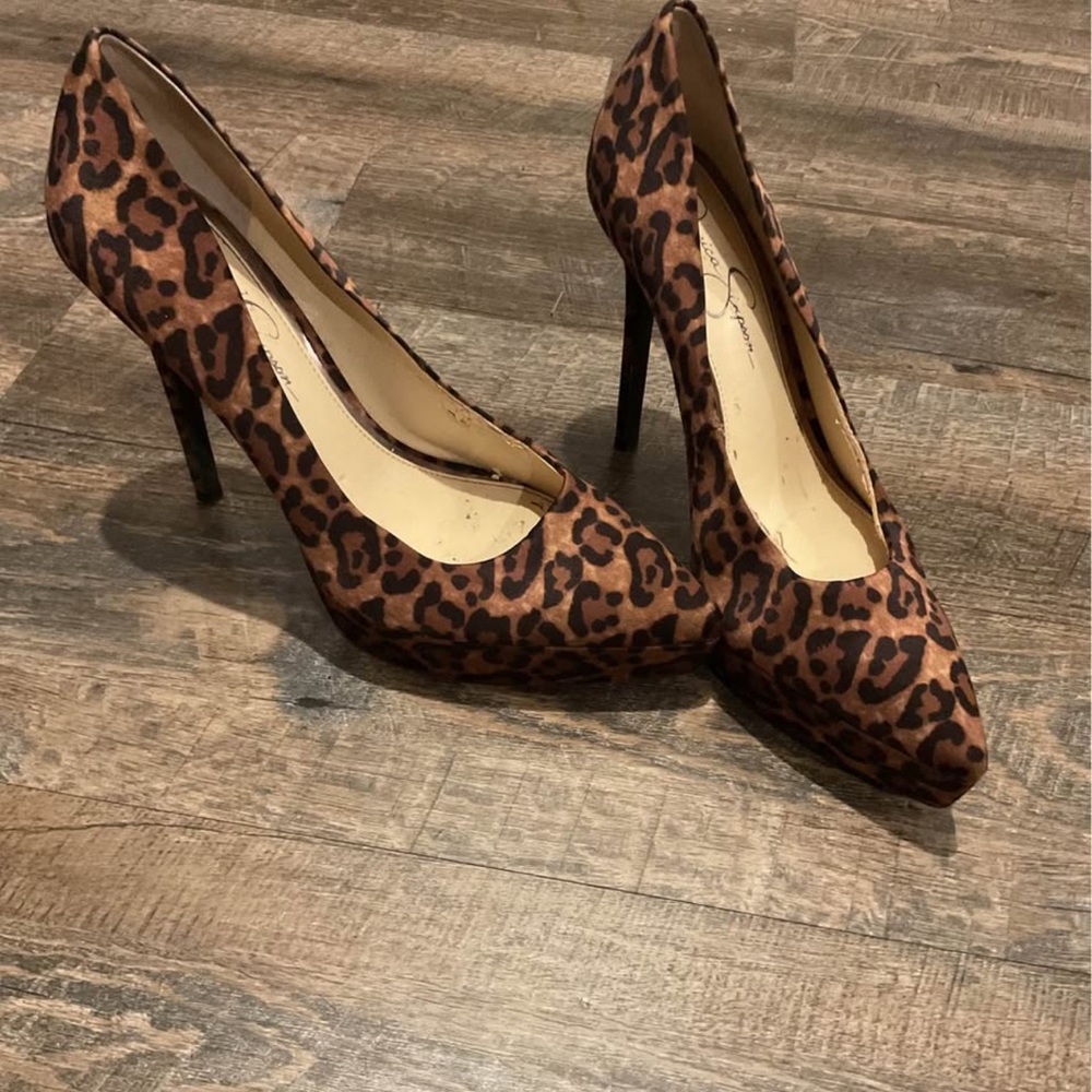 Jessica Simpson Leopard Print Women's Heels